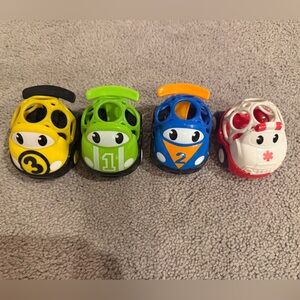 Set of 4 - Oball grip cars for baby/toddler